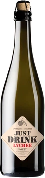 Винний напій ігристий Just Drink Lychee рожевий солодкий 0.75 л 5-6.9% (4820001462753)