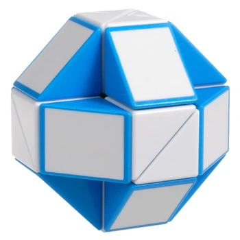 Змійка Рубіка Smart Cube біло-блакитна в коробці SCT401