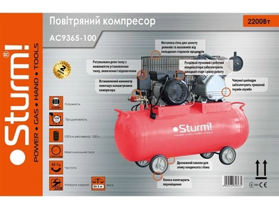 Компрессор Sturm AC9365-50
