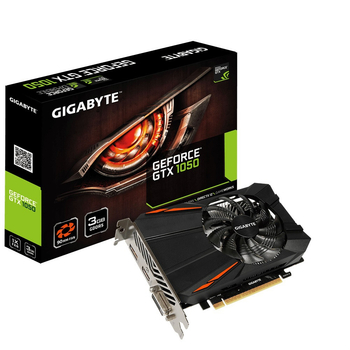 Видеокарта GeForce GTX1050 Gigabyte 3Gb DDR5 96bit DVI/HDMI/DP 1556/7008 MHz GVN1050D53GD