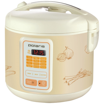 Мультиварка Polaris PMC 0507D Kitchen Beige 700W антипригарное покрытие чаши 5 л 11 программ дисплей функция пароварки функция