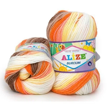 Турецкая пряжа для вязания Пряжа Alize Burcum Bebe Batik 2160