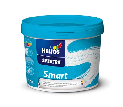 Краска для стен и потолков HELIOS SPEKTRA SMART (ХЕЛІОС СПЕКТРА СМАРТ) 10л матовая белая