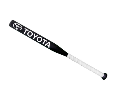 Бита бейсбольная Avtobita Toyota Черная с белой рукояткой +Чехол (BB-Toy-00197)