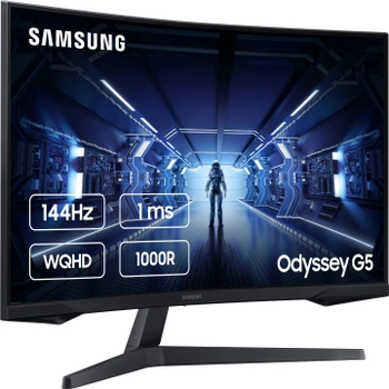 Mонитор 27" Samsung Odyssey G5 LC27G55T Black (LC27G55TQWIXCI)