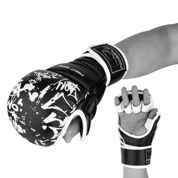 Перчатки для карате PowerPlay 3092-K Black-White L