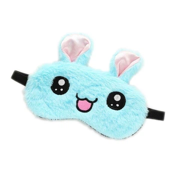 Маска для сну з гелевою вкладкою Silenta Funny Зайчик Blue (12976)