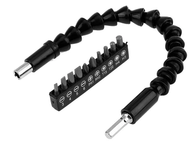 Гибкий удлинитель с насадками 10в1 FEXIBLE SCREW TOOL ph1 ph2 t15 t20