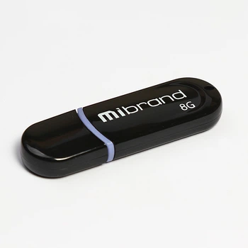 Флеш-накопичувач Mibrand USB2.0 Panther 8GB Black (MI2.0/PA8P2B)