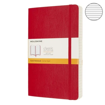 Блокнот Moleskine Classic Expanded середній червоний 8053853606211
