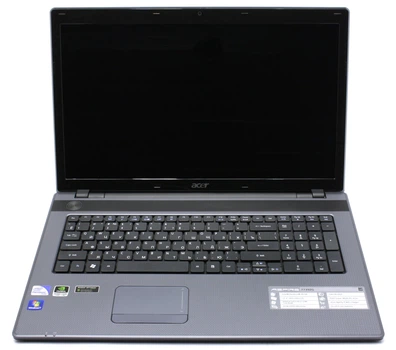 Ноутбук Acer Aspire 7736-Intel Pentium T4400-2.2GHz-4Gb-DDR3-320Gb-HDD-W17.3-DVD-RW-Web-AMD Radeon HD4650-(B)- Б/У