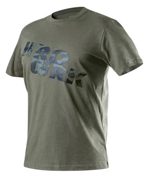 Футболка робоча Neo CAMO olive, розмір L/52, з принтом