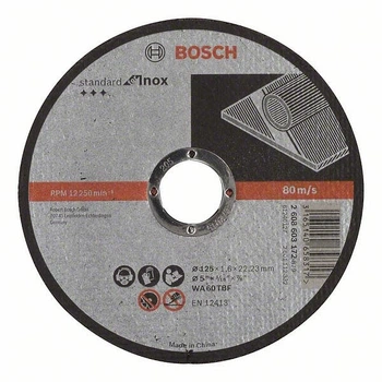 Отрезной круг Bosch (2608603172) Standard for Inox 125 x 1.6 мм