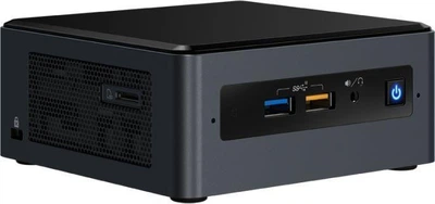 Неттоп Intel NUC (BOXNUC8I3BEH2); Intel Core i3-8109U (3.0 - 3.6 ГГц) / без ОЗУ (2xSO-DIMM) / без HDD (SATA) / без ОП / INTEL Iris Pro Graphics 655 / LAN / Wi-Fi / Bluetooth / кардридер / без ОС / черно-серый