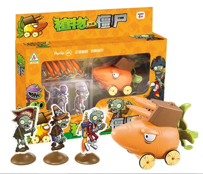 Игровой набор Plants vs Zombies В72 Морковка Ракетоносец боевая машина (Растения против зомби)