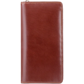 Кожаный кошелек(тревелер) для путешествий Visconti MZ101 Wing (Italian Brown)