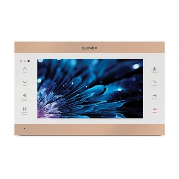 Цветной видеодомофон Slinex SL-10 IP белый с золотом