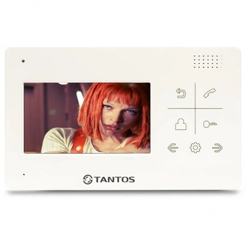 Кольоровий відеодомофон Tantos Lilu lux білий
