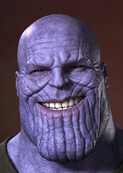 Картина GeekLand Thanos Танос фан арт 40х60см TN.09.077