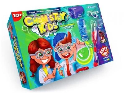 Великий набір для досліджень "Chemistry Kids" (мішки бернули і т.д.)(укр)
