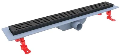Трап для душа VALTEMO DUCOLINE MATTE 60 см BLACK VLD-596420, чёрный
