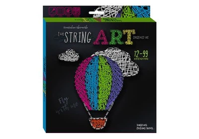 Набор креативного творчества String Art: Воздушный шар, STRA-01-06 (рус) Dankotoys STRA-01-01,02