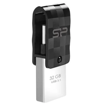 Pamięć USB Silicon Power 32GB Mobile C31 USB 3.1/USB Type-C SP032GBUC3C31V1K (4712702655940)