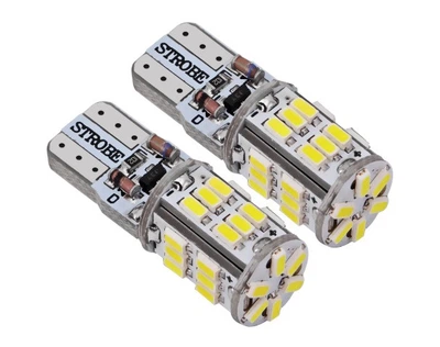Світлодіодна лампа Т10 W5W 30 SMD 3014 300Lm стробоскоп Autoexpect два режиму роботи 12V Білий (00018)