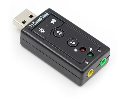 USB звуковая карта Kronos 3D Sound card 7 в 1 внешняя