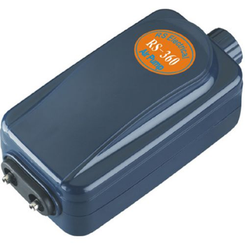 Компресор зовнішній двоканальний тихий для акваріума RS-Electrical RS-360 240 л/годину
