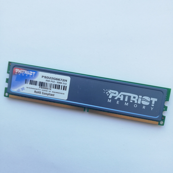 Игровая оперативная память Patriot DDR2 2Gb 667MHz PC2 5300U CL5 (PSD22G6672H) Б/У