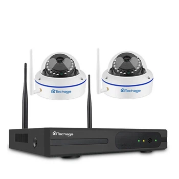 Комплект WiFi видеонаблюдения Techage 2CH 720P K2H-1MP-IP