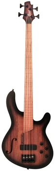 Бас-гитара Cort B4FL MHPZ (Open Pore Trans Black Burst)