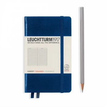 Блокнот Leuchtturm1917 карманный Темно-синий нелинованный 9х15 см (342920) (4004117393822)