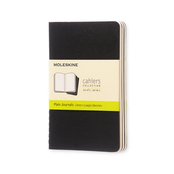 Блокнот Moleskine Cahier Черный карманный 64 страницы в клетку 9х14 см (9788883704901)