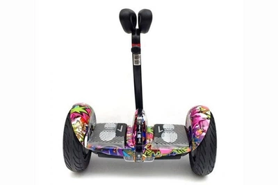 Сигвей SnS Ninebot 10.5 mini-pro Джунгли черный с ярким принтом с ножкой Тао-Тао