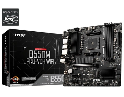 Материнська плата MSI B550M PRO-VDH Wi-Fi s-AM4