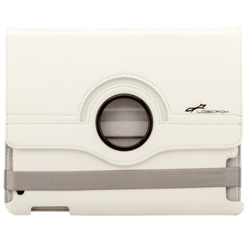 Чехол с подставкой для iPad, планшета LF-832WH до 9.7" кожзам, белый