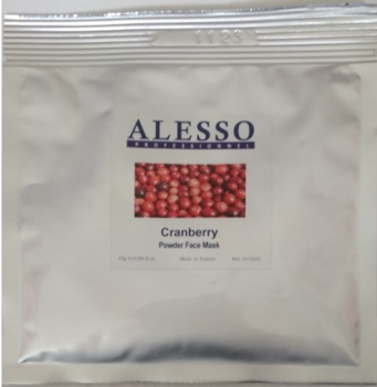Порошковая маска для лица Alesso Mask Cranberry Клюква омолаживающая 25 г (3273629011178)