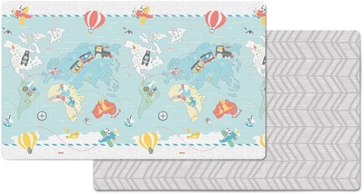 Ігровий килимок Skip Hop двосторонній Маленькі мандрівники 218 х 132 см (243103) (816523027451)