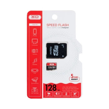 Карта Памяти XO MicroSDHC 128gb 10 Class Пластик