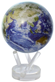 Гиро-глобус Solar Globe Mova Земля в облаках 11,4 см (MG-45-STE-C)