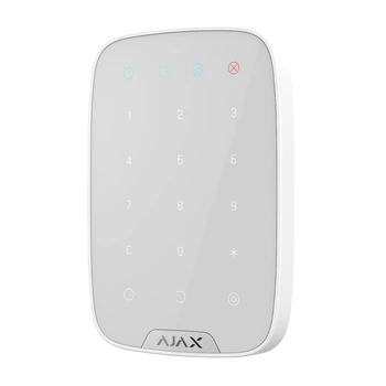 Беспроводная сенсорная клавиатура для сигнализации Ajax KeyPad белая