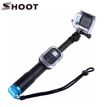 Монопод от SHOOT с креплением для пульта Wi-Fi Remote для экшен камер Gopro, SJCAM, Xiaomi XTGP178)