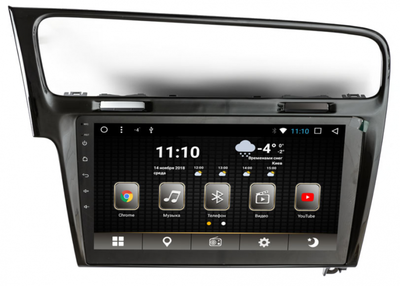 Штатна магнітола Phantom DVA-1071 K5011 Volkswagen Golf VII 2013