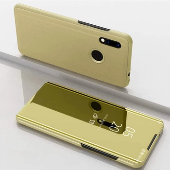 Чехол Mirror для Xiaomi Redmi Note 7 / Redmi Note 7 Pro книжка зеркальная Gold