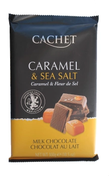 Шоколад Cachet Caramel & Sea Salt Молочний з солоною карамеллю 300 г (52381)