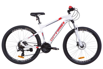 Велосипед 27.5" Optimabikes F-1 AM 14G HDD алюминиевый 2019 (бело-красный) OptimaBikes OPS-OP-27.5-033