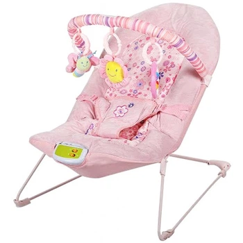 Шезлонг-качалка Bambi 30602 Розовая (88072)
