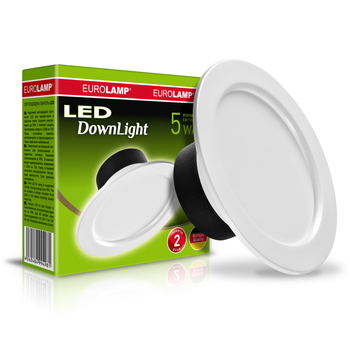 Светодиодный (LED) светильник Eurolamp 5W 4000K (LED-DLR-5/4(Е))